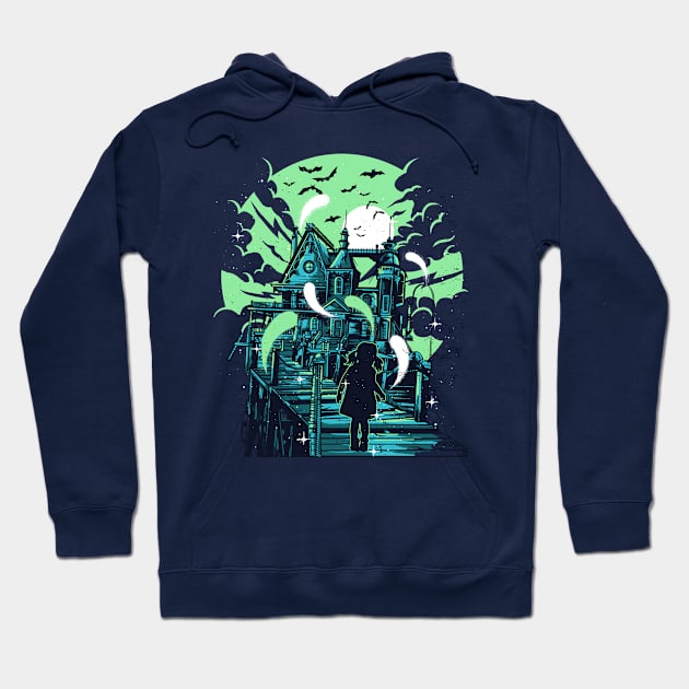 Haunted Girl Hoodie by Dark Planet Tees